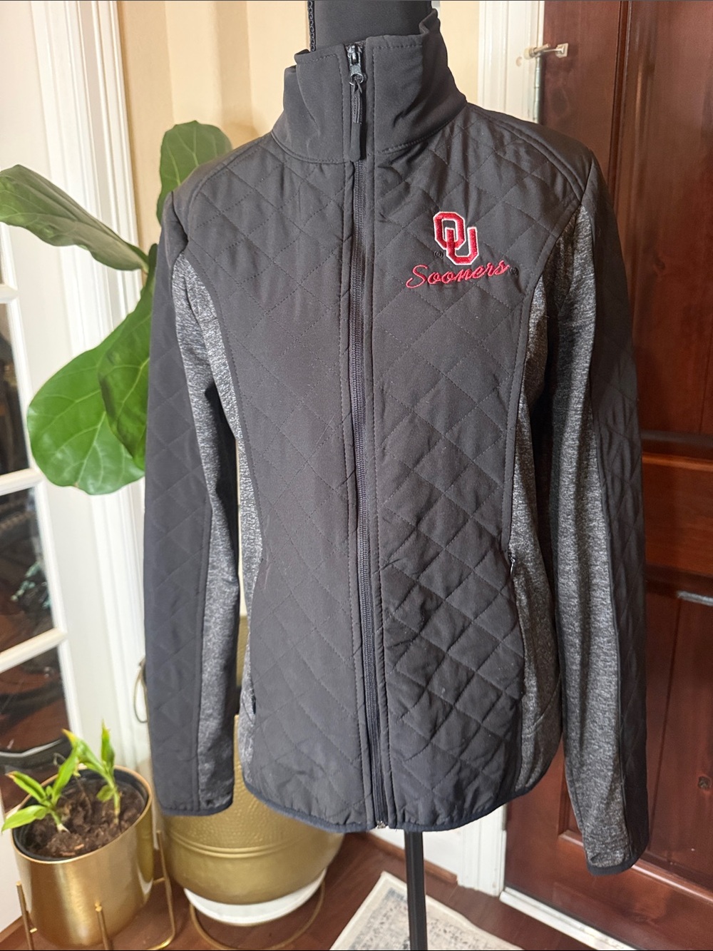 Campus Heritage Oklahoma Sooners Full Zip Jacket Women’s Small